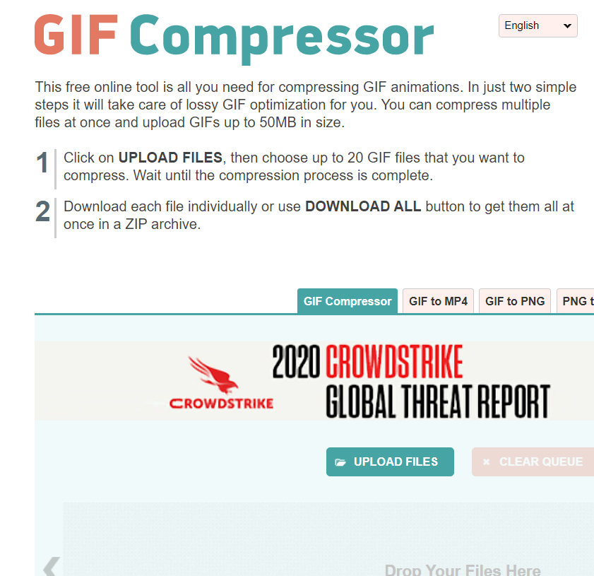 screenshot gifcompressor.com