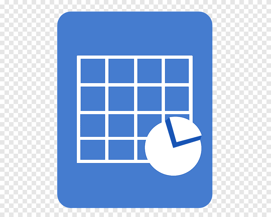 أيقونة برنامج جدول بيانات