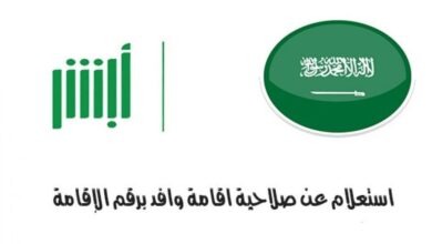 الاستعلام عن صلاحية الإقامة برقم الإقامة 4 الاستعلام عن صلاحية الإقامة برقم الإقامة