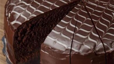 طريقة عمل كيكة الشوكولاتة بدون بيض 6 طريقة عمل كيكة الشوكولاتة بدون بيض