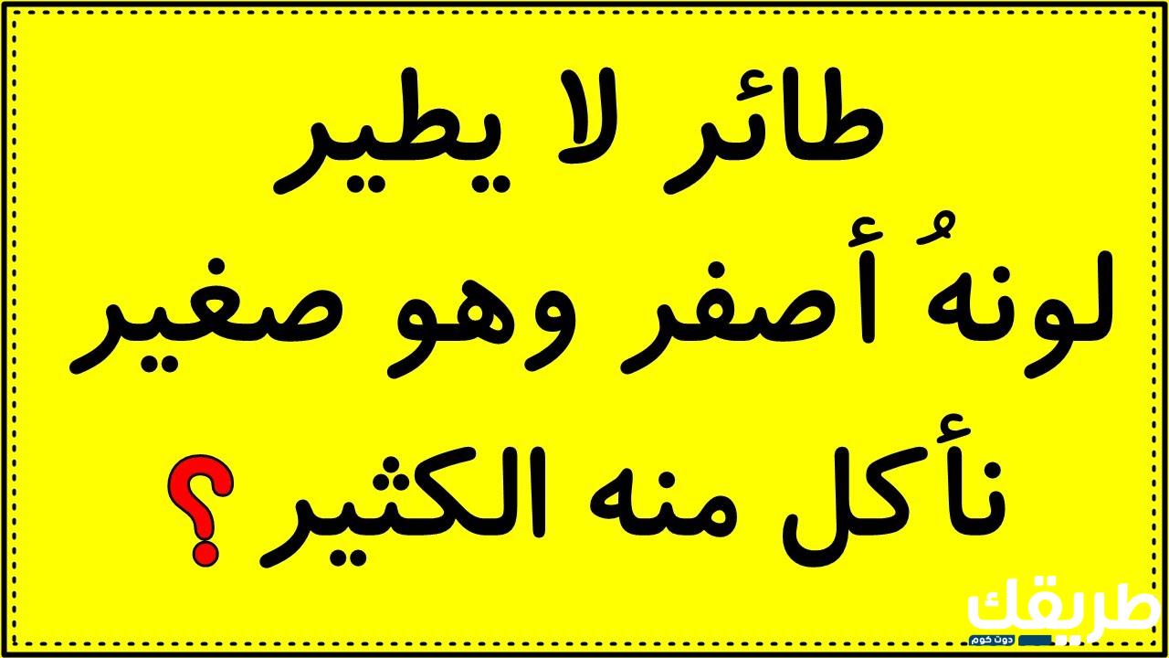 فوازير وحلها مضحكة سهلة وممتعة 2024 5 فوازير وحلها مضحكة سهلة وممتعة