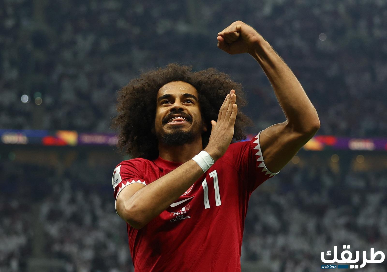 من هي زوجة اكرم عفيف لاعب منتخب قطر ونجم السد 1 695465867993361