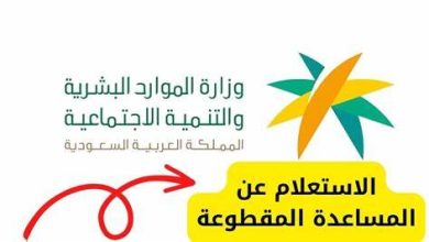 رابط الاستعلام عن المساعدة المقطوعة 1445 والشروط المطلوبة 8 OIP 8 1