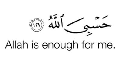 فإن تولوا فقل حسبي الله للمحبة دعوة للتفاؤل والثقة في الرحمة الإلهية 6 39 24