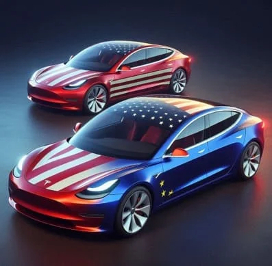 ما الفرق بين سيارة تسلا من الولايات المتحدة الأمريكية وسيارة تسلا من أوروبا؟ اكتشف التفاصيل المذهلة التي قد تغير رأيك! 1 تسلا