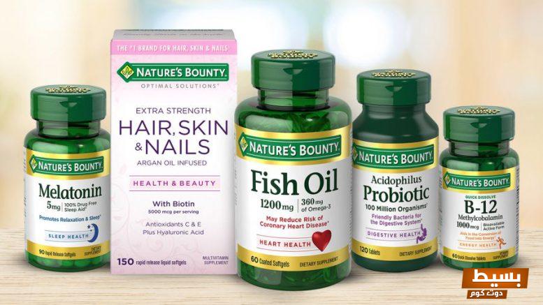 مكونات وفوائد فيتامينات Nature’s Bounty اكتشف القوة الطبيعية لصحتك وجمالك! 2 فيتامينات natures bounty